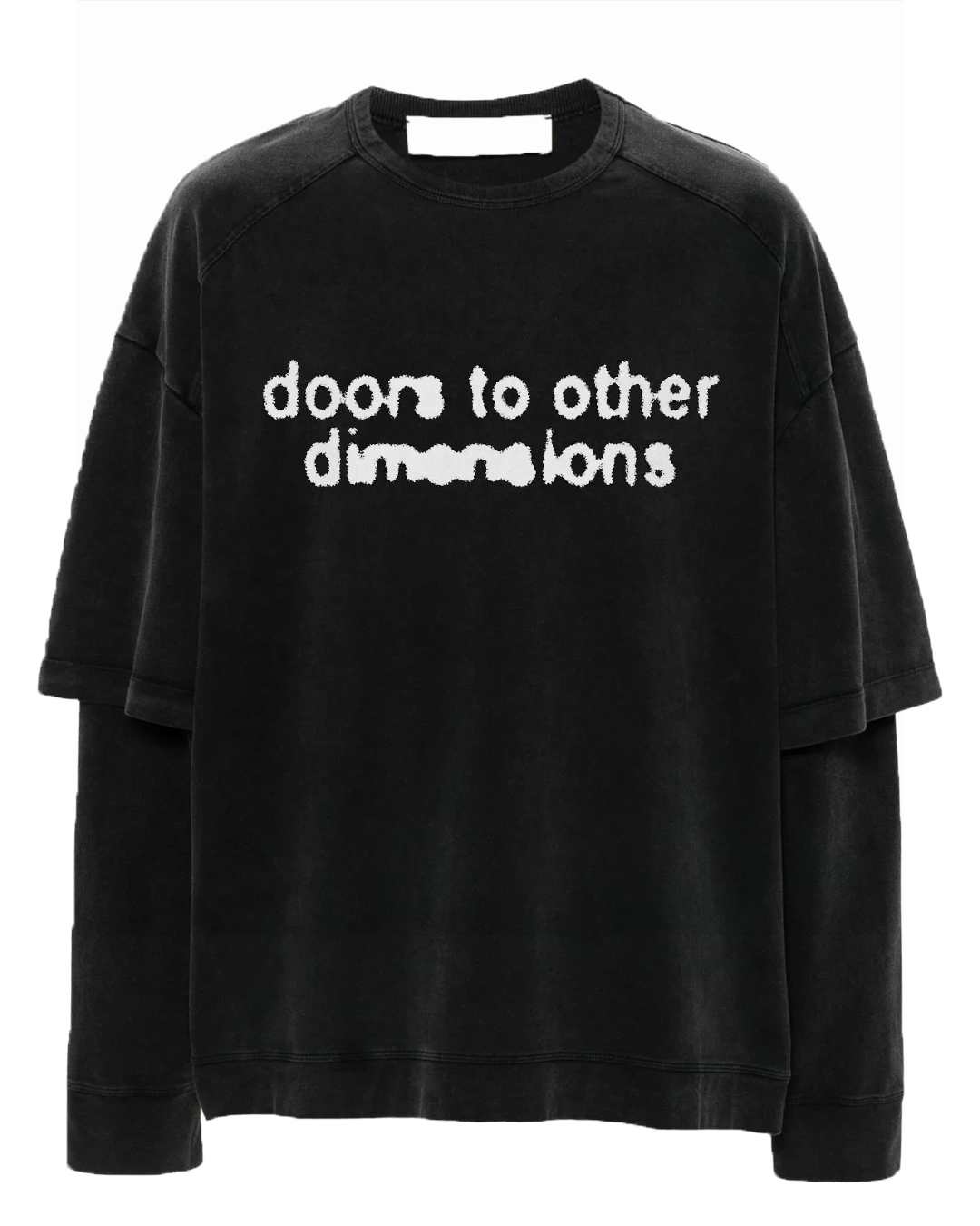 layered double-sleeve long sleeve